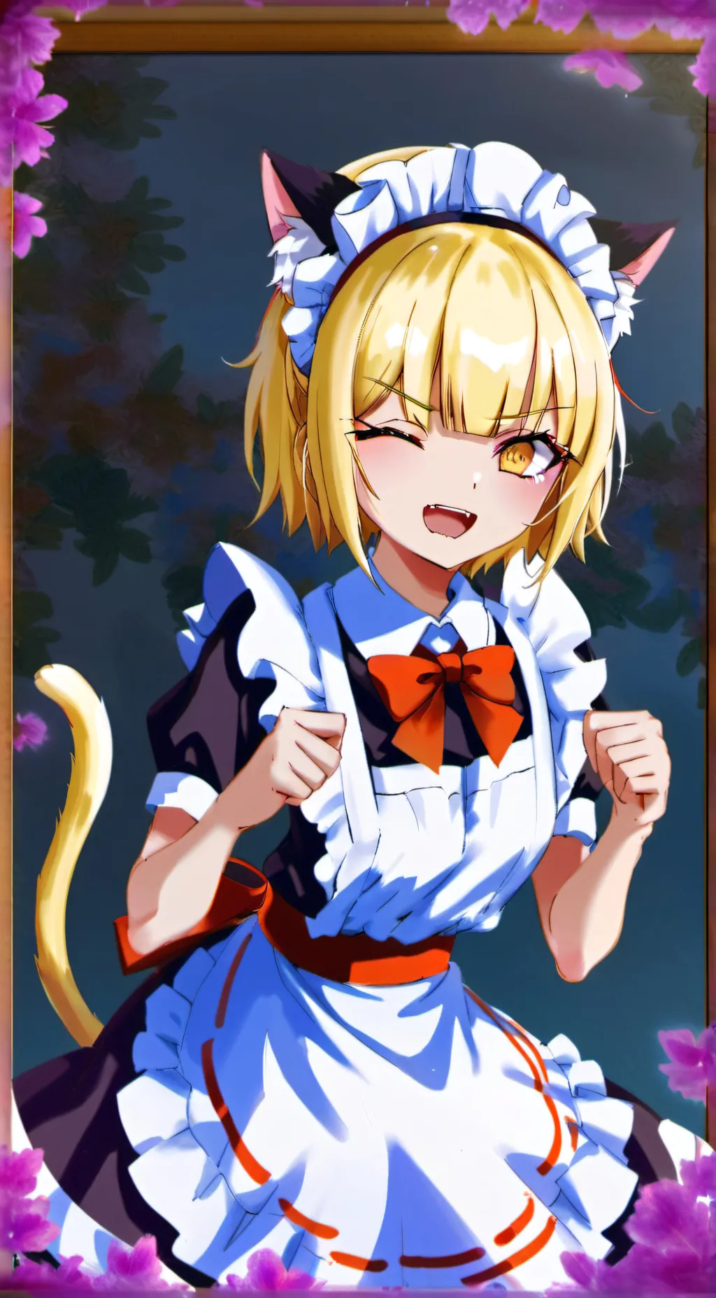 ai character: toga background
