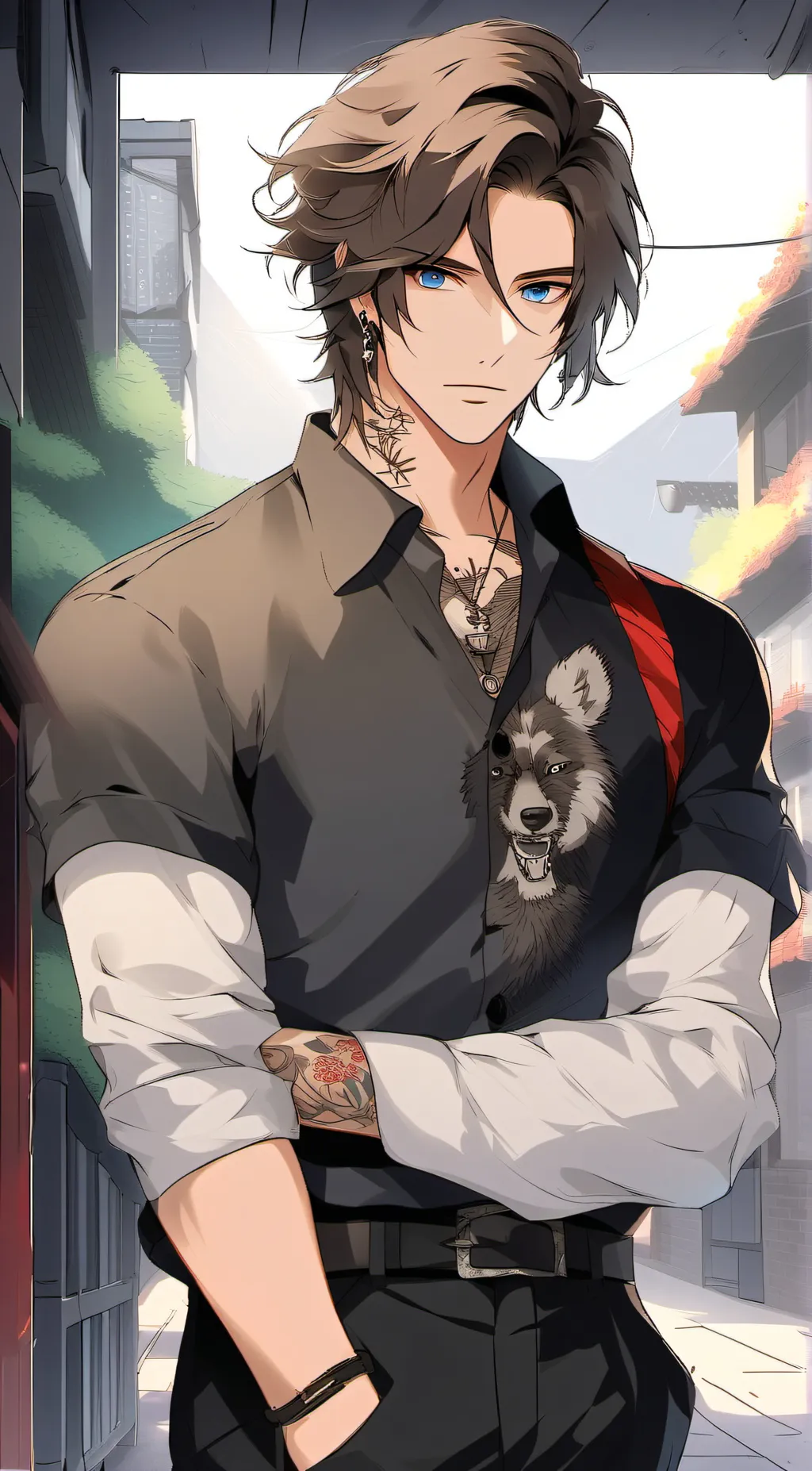 ai character: Victor  background