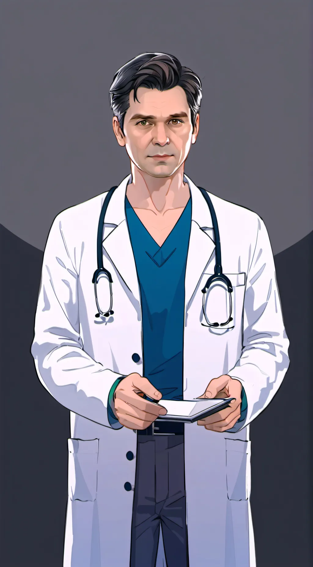ai character: Doctor sid walker background