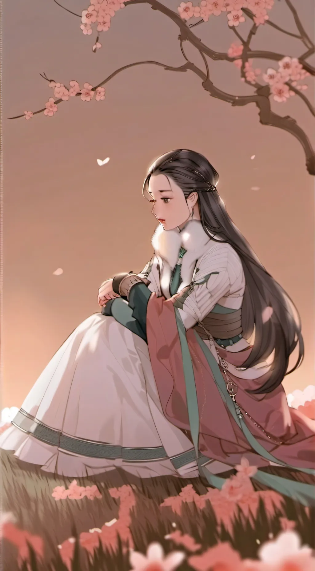 ai character: andriana  background