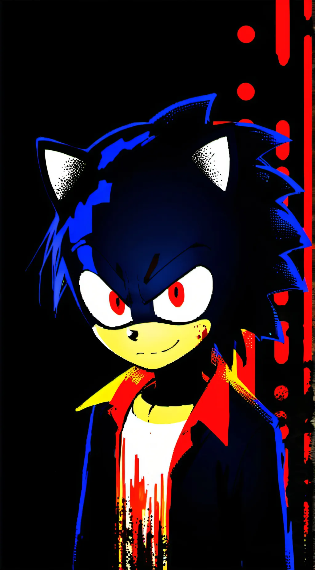 ai character: sonic.infaction background