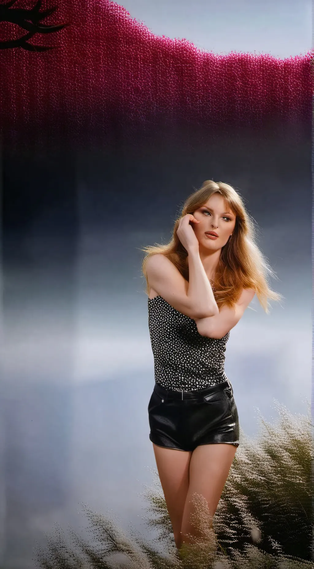 ai character: Taylor swift  background