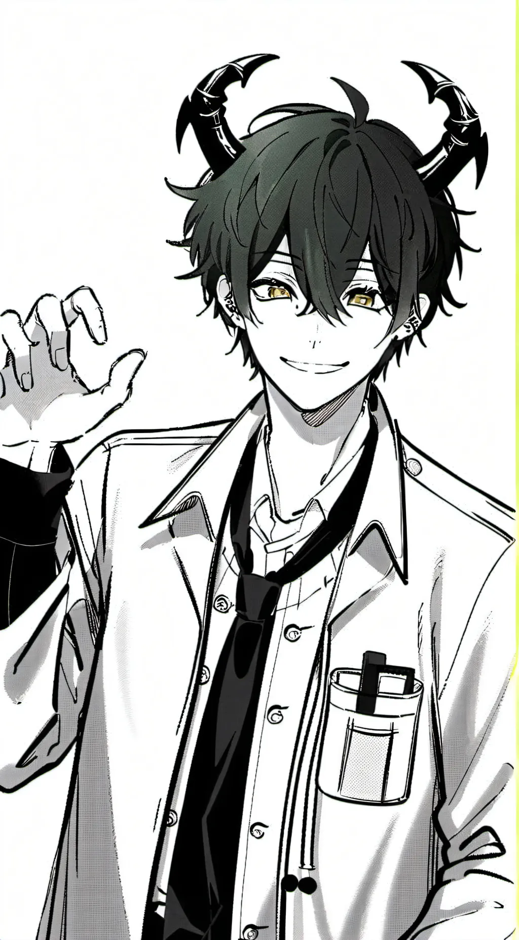 ai character: rantaro background