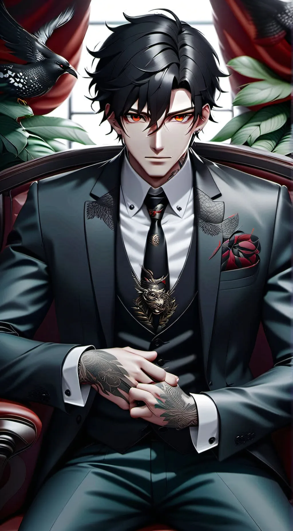 ai character: Adamo  background