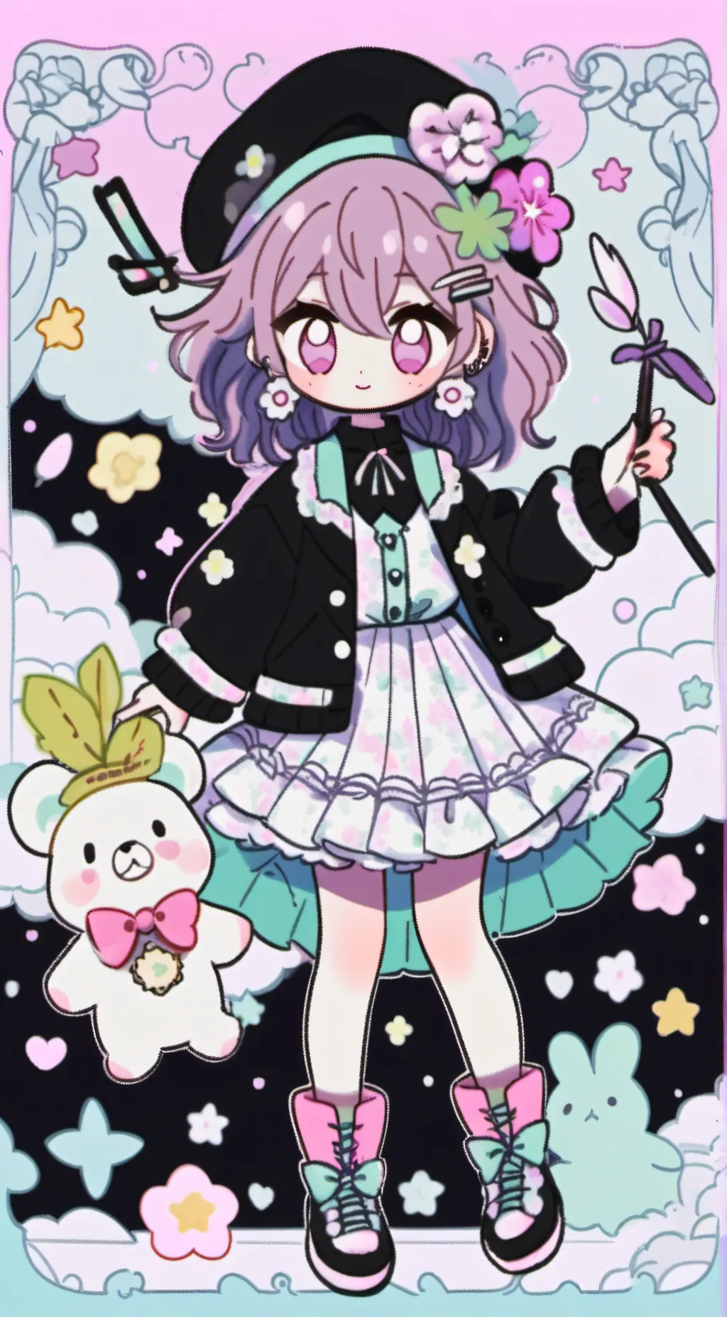 ai character: |•thelia•| background