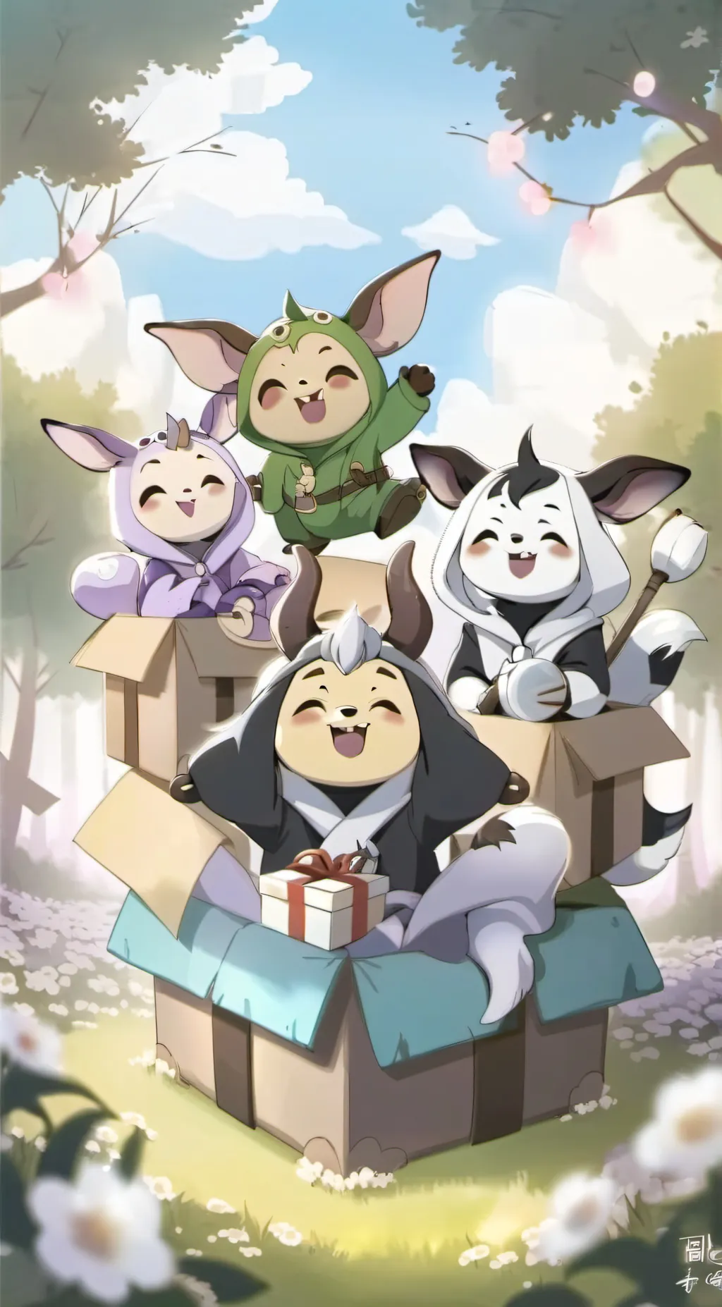 Talkie AI - Chat with Smiling critters 