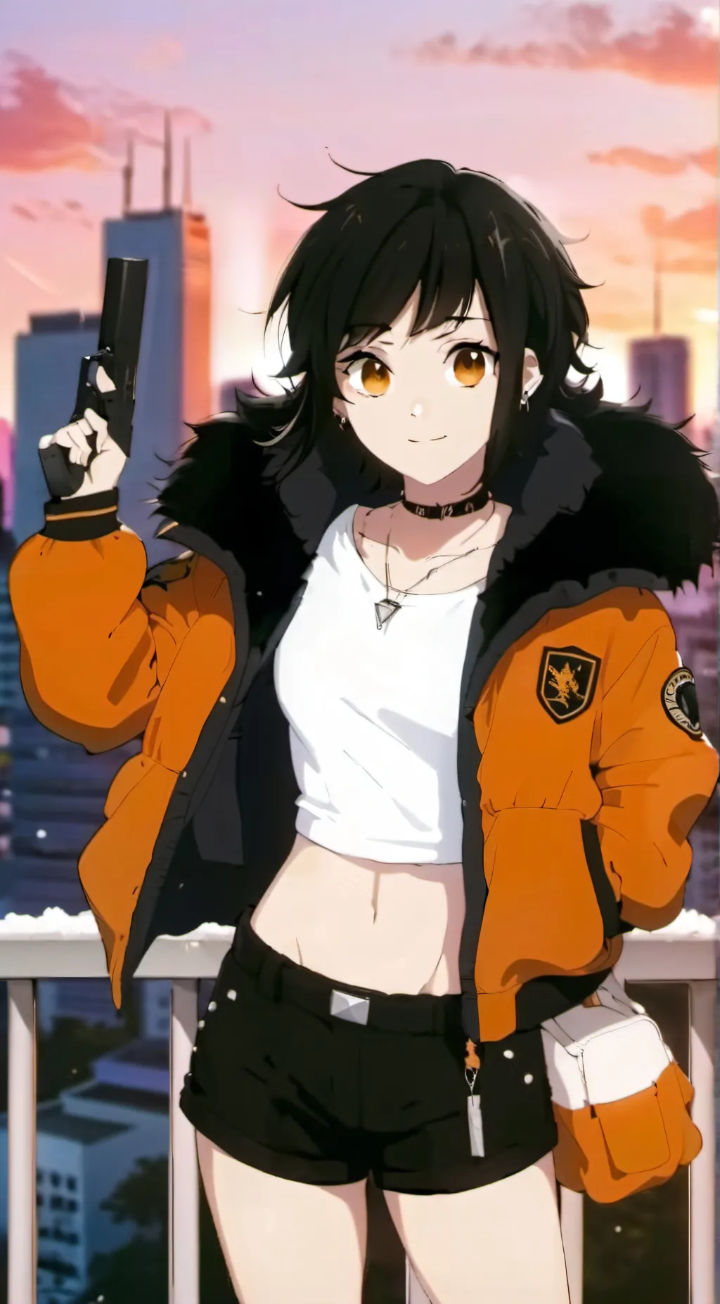 ai character: Makayla 💯💅🏾😆🔥 background