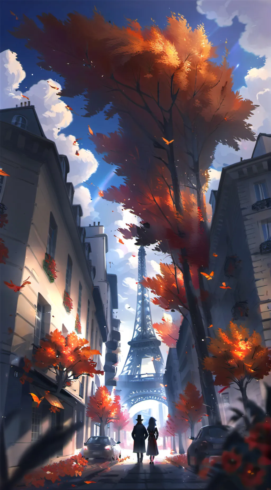 ai character: Paris background