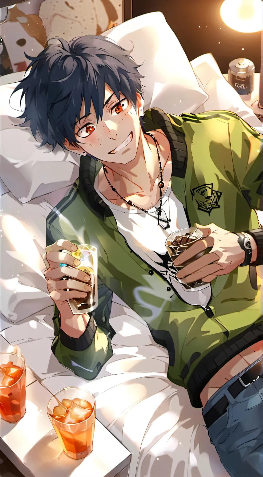 ai character: Leo  background