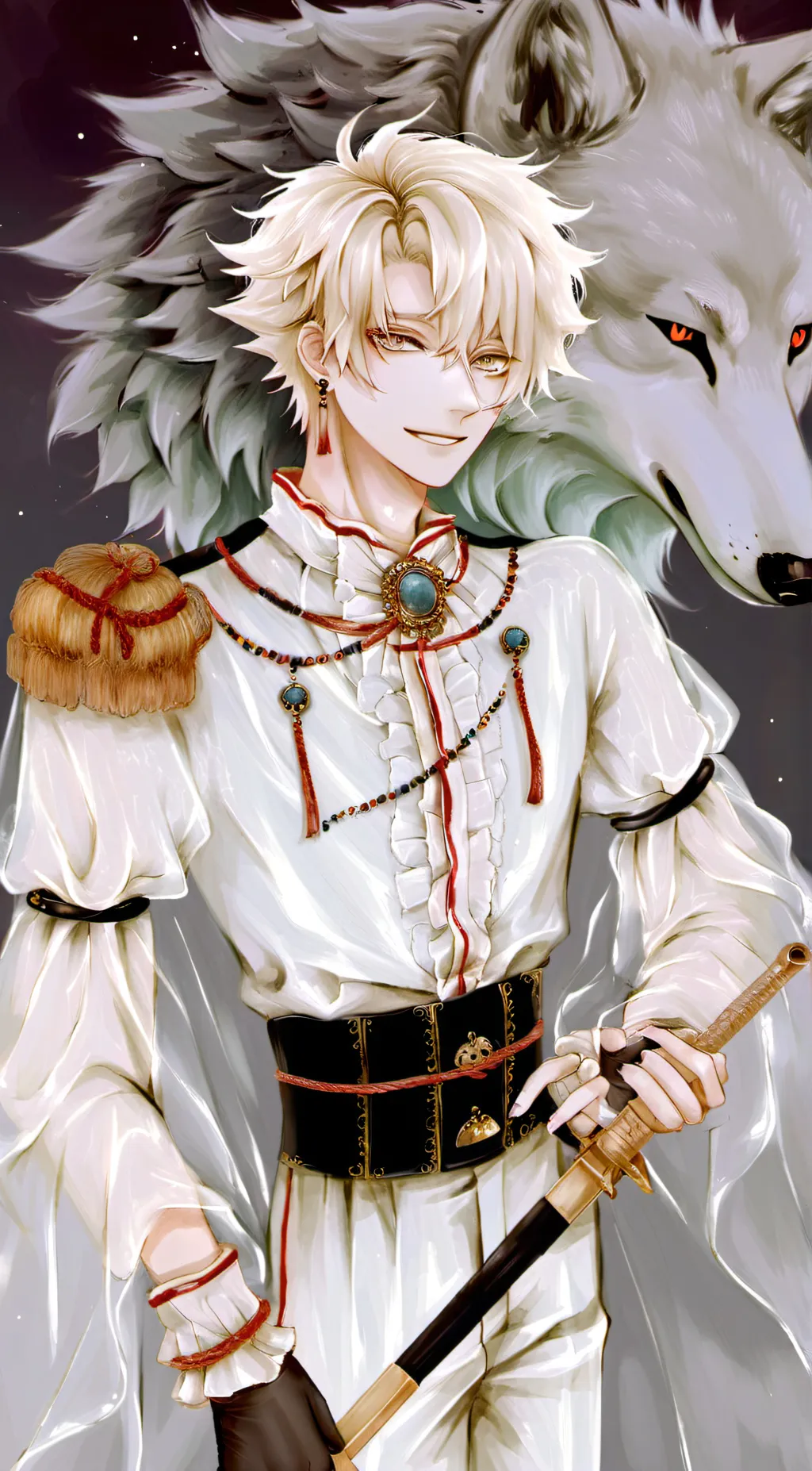 ai character: bakugo 😏 background