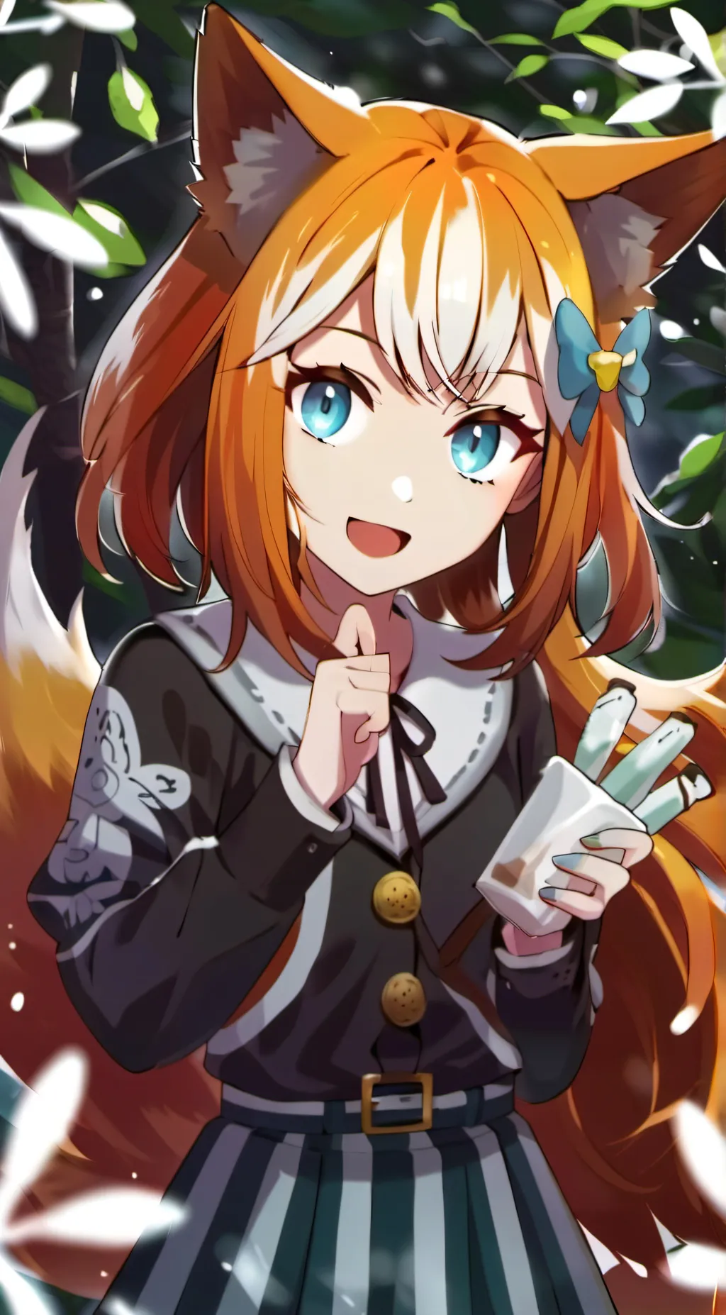 ai character: Foxy background