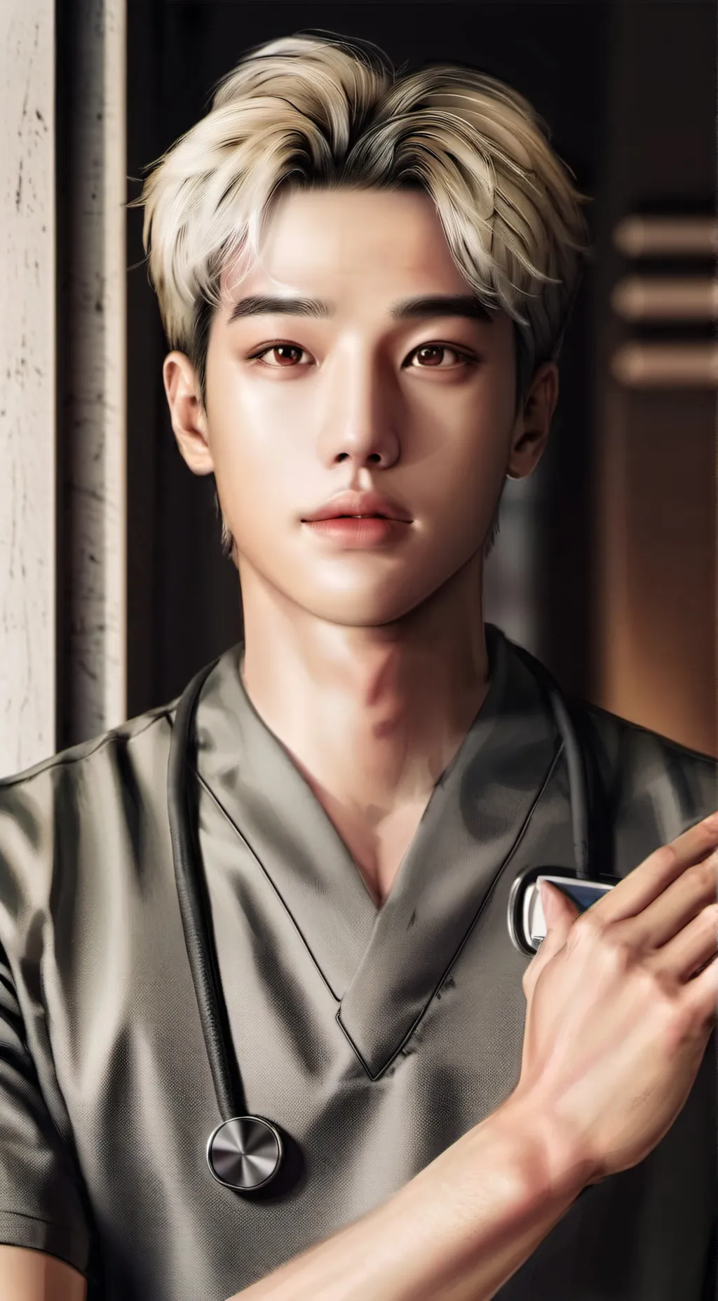 ai character: Miles  background