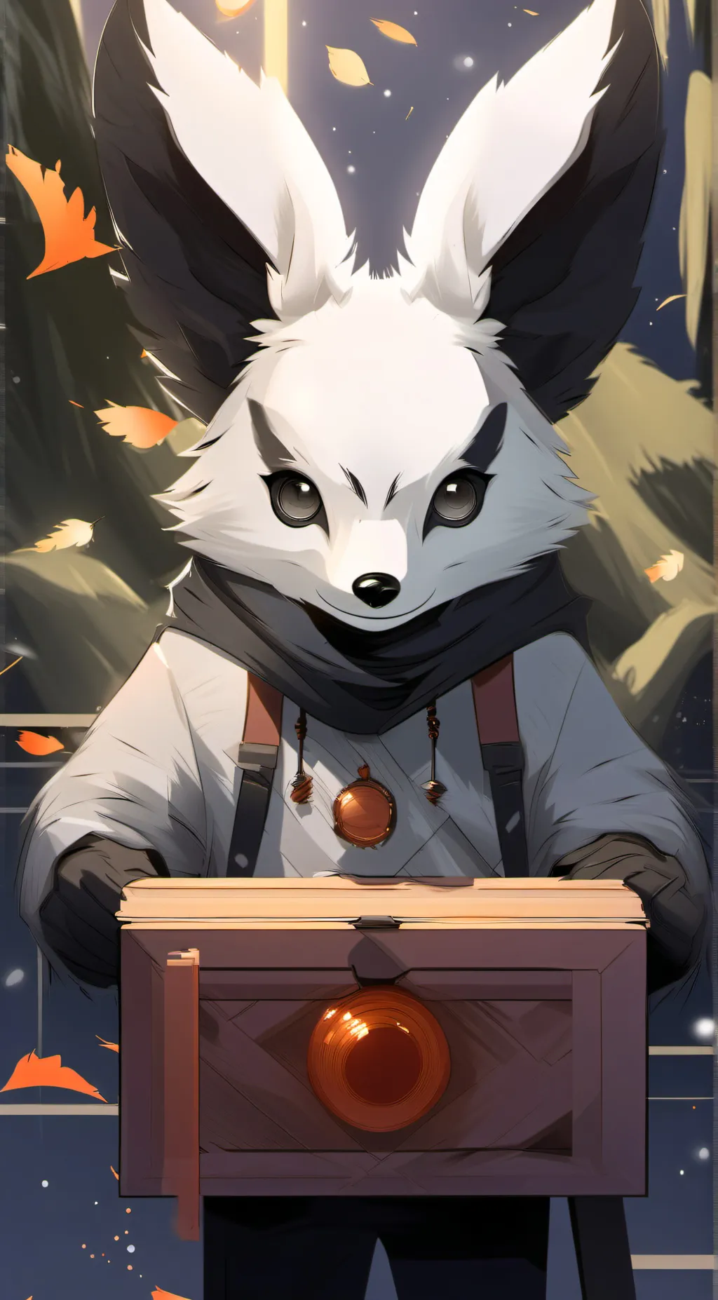 ai character: pie background