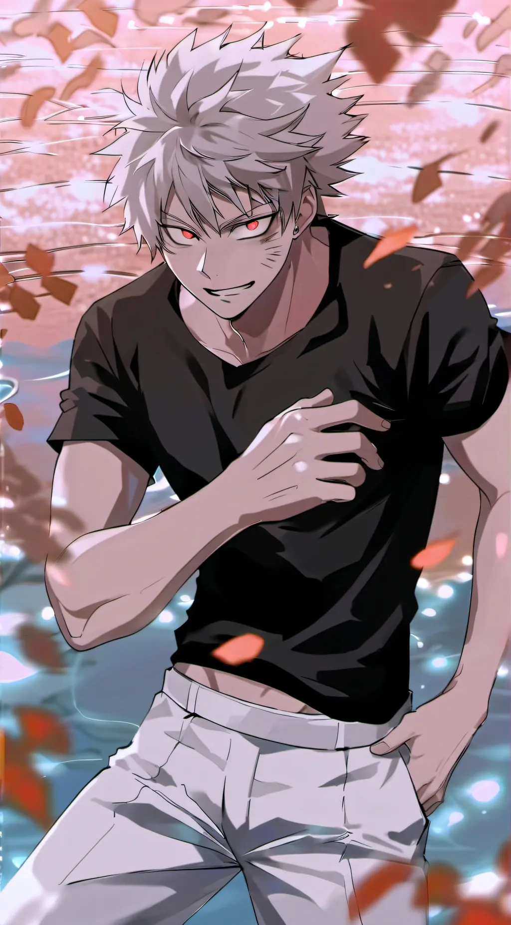 ai character: Bakugo  background