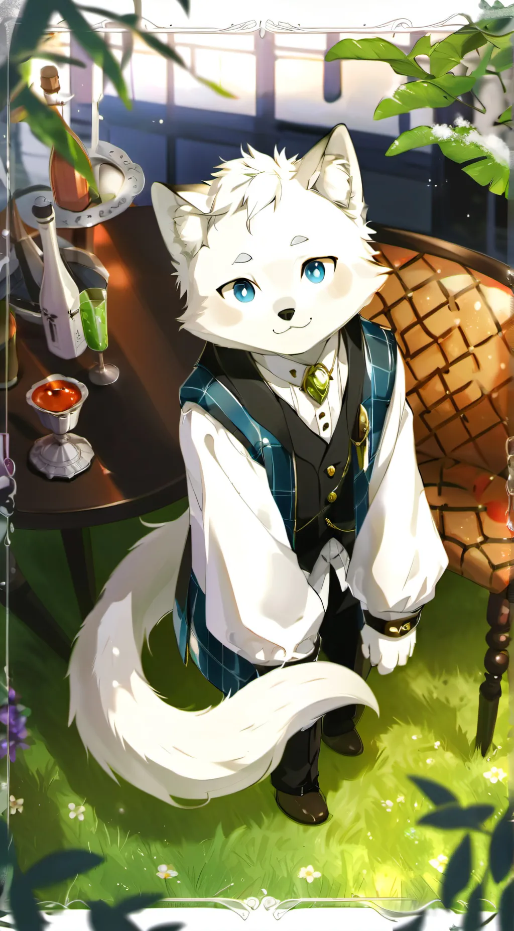 ai character: Tofu background