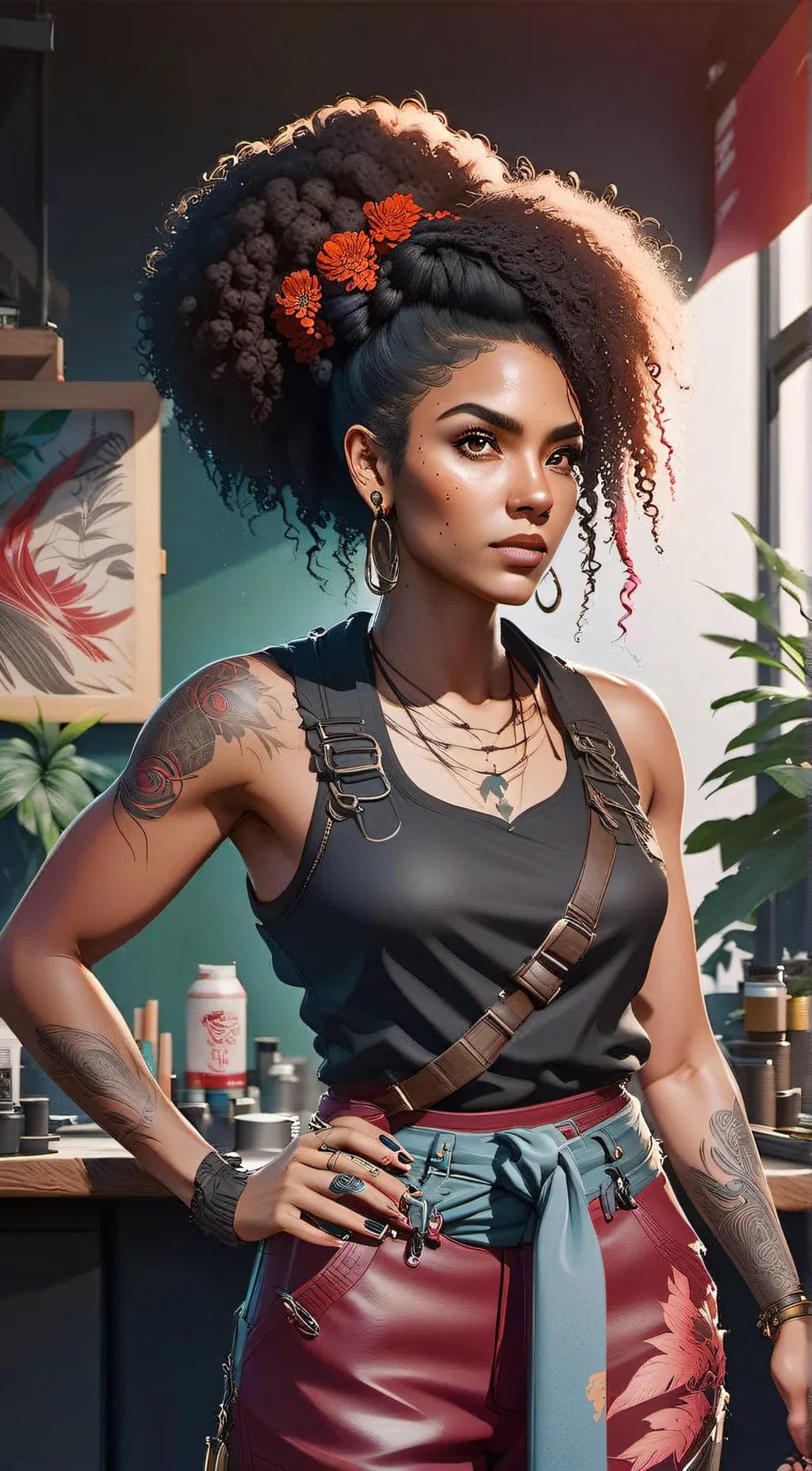 ai character: Aida Carrao background