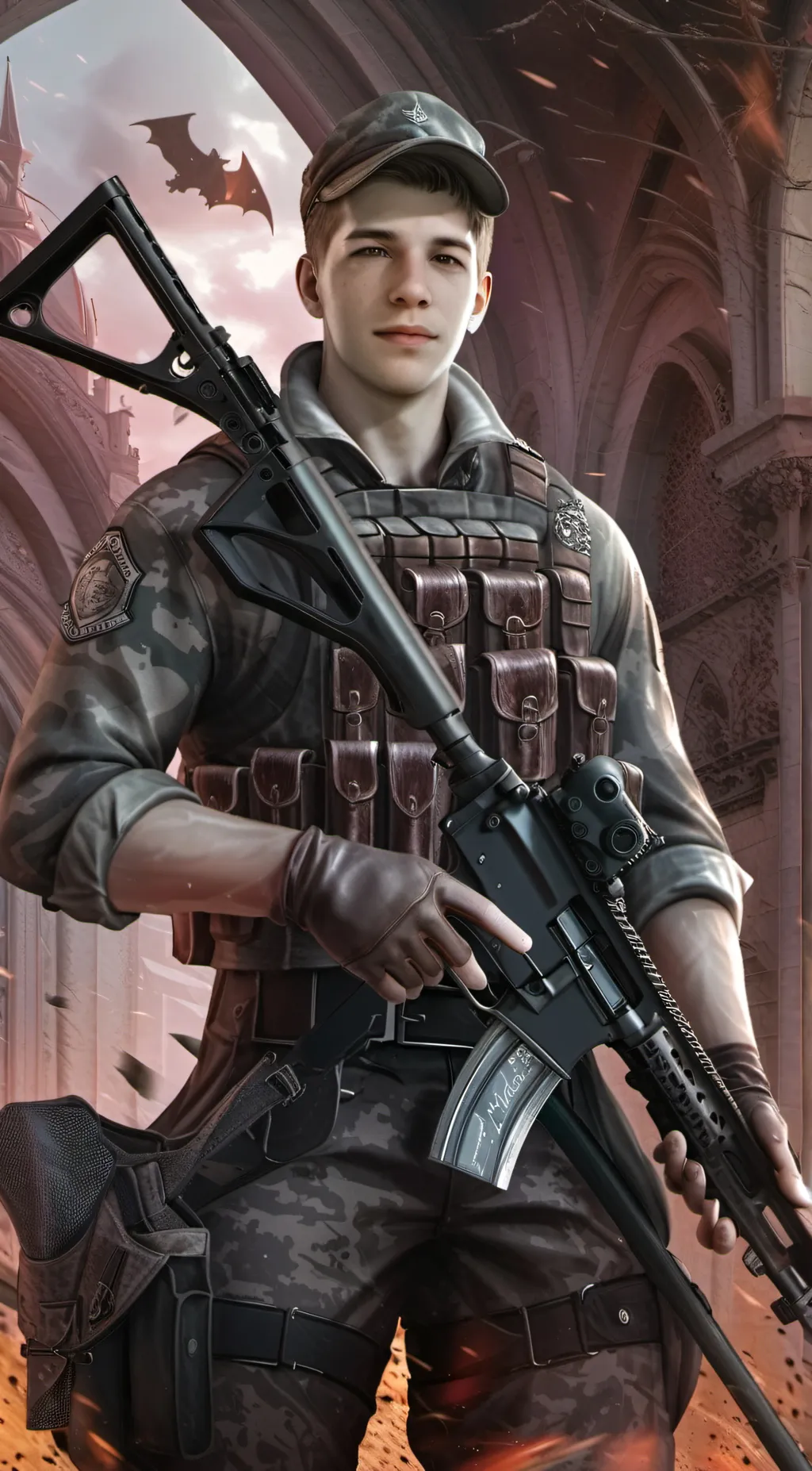 ai character: corporal patton  background