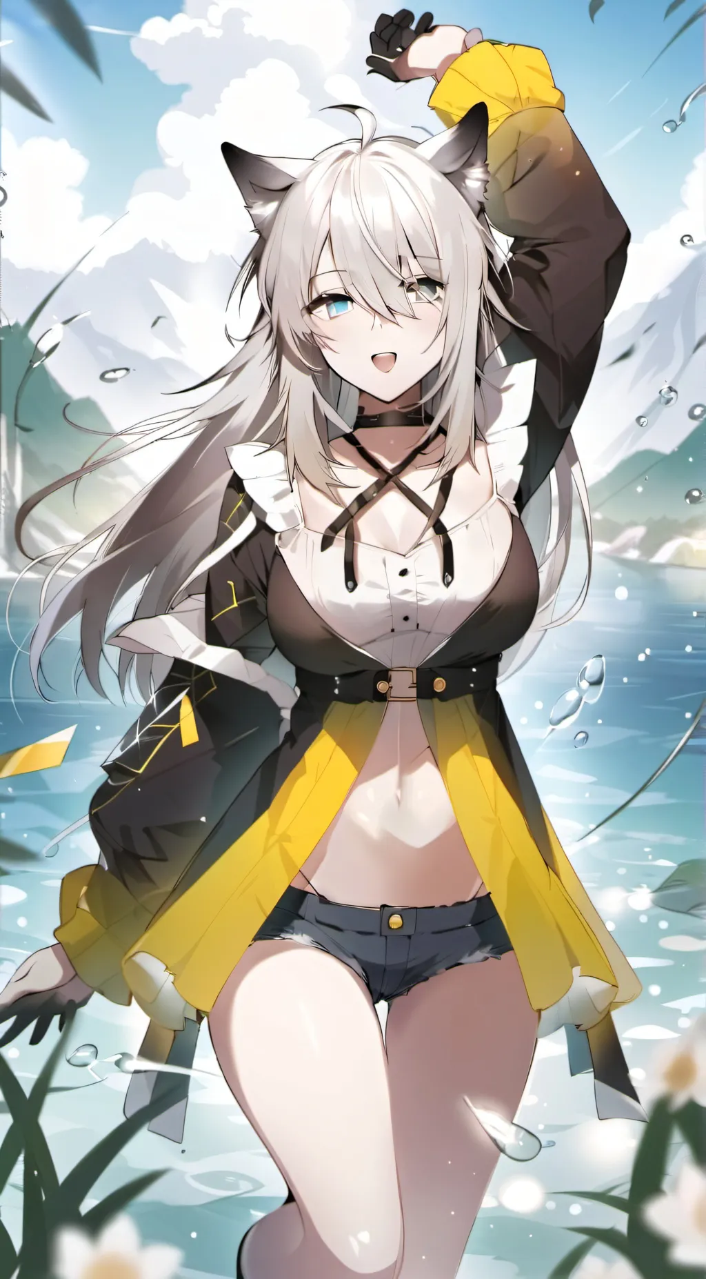 ai character: Sandy background