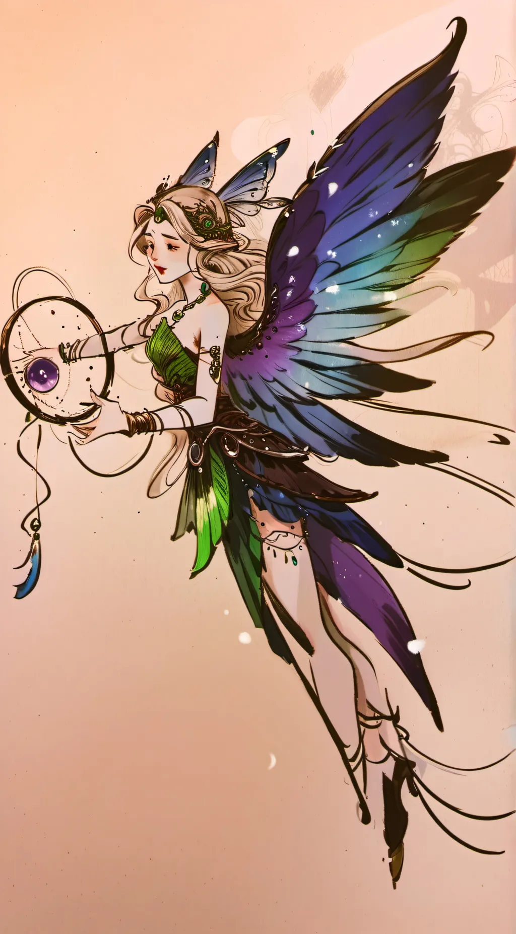 ai character: Ariana background