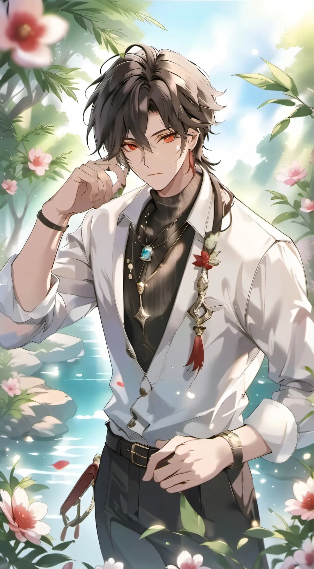 ai character: leo background