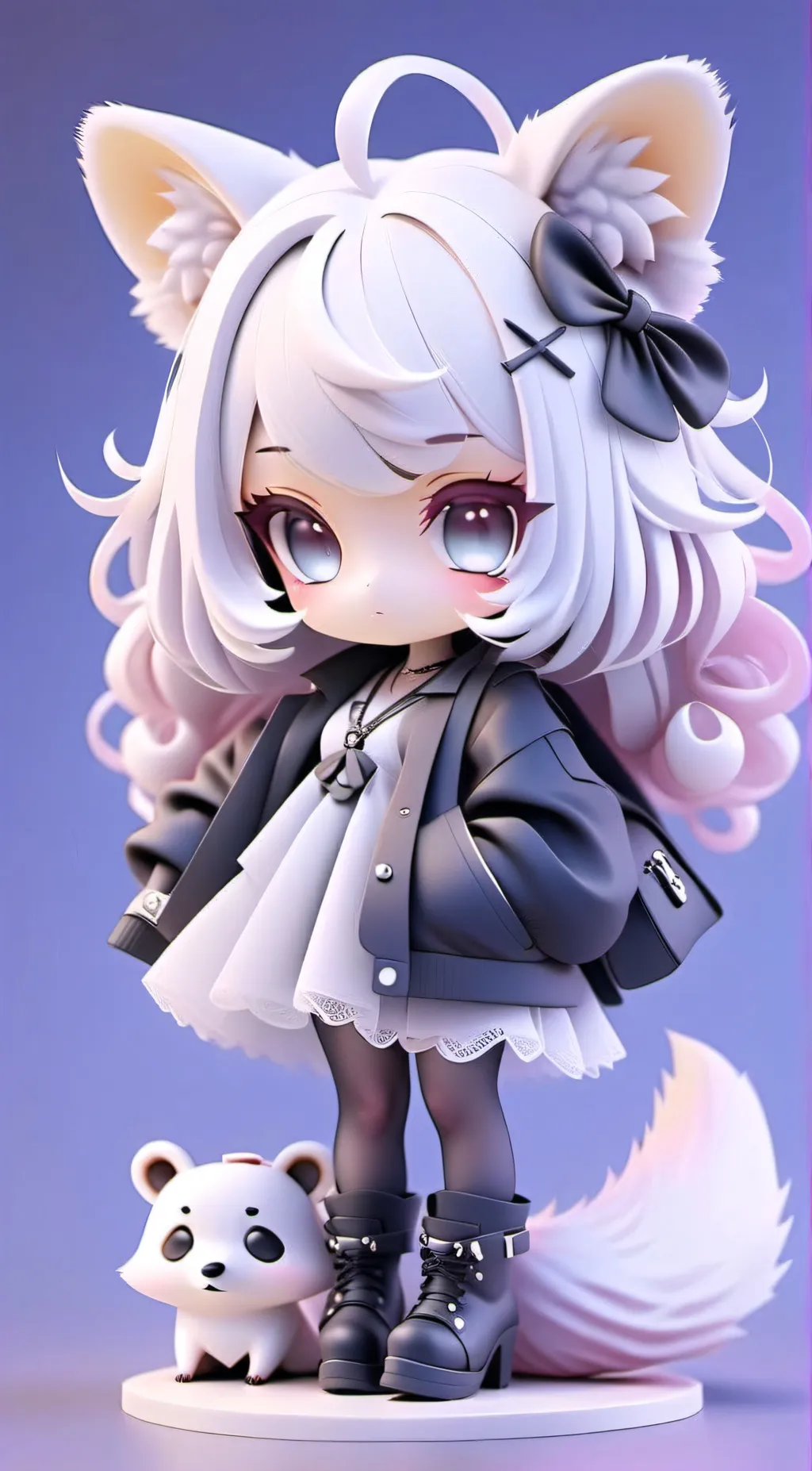 ai character: homeless raccoon background