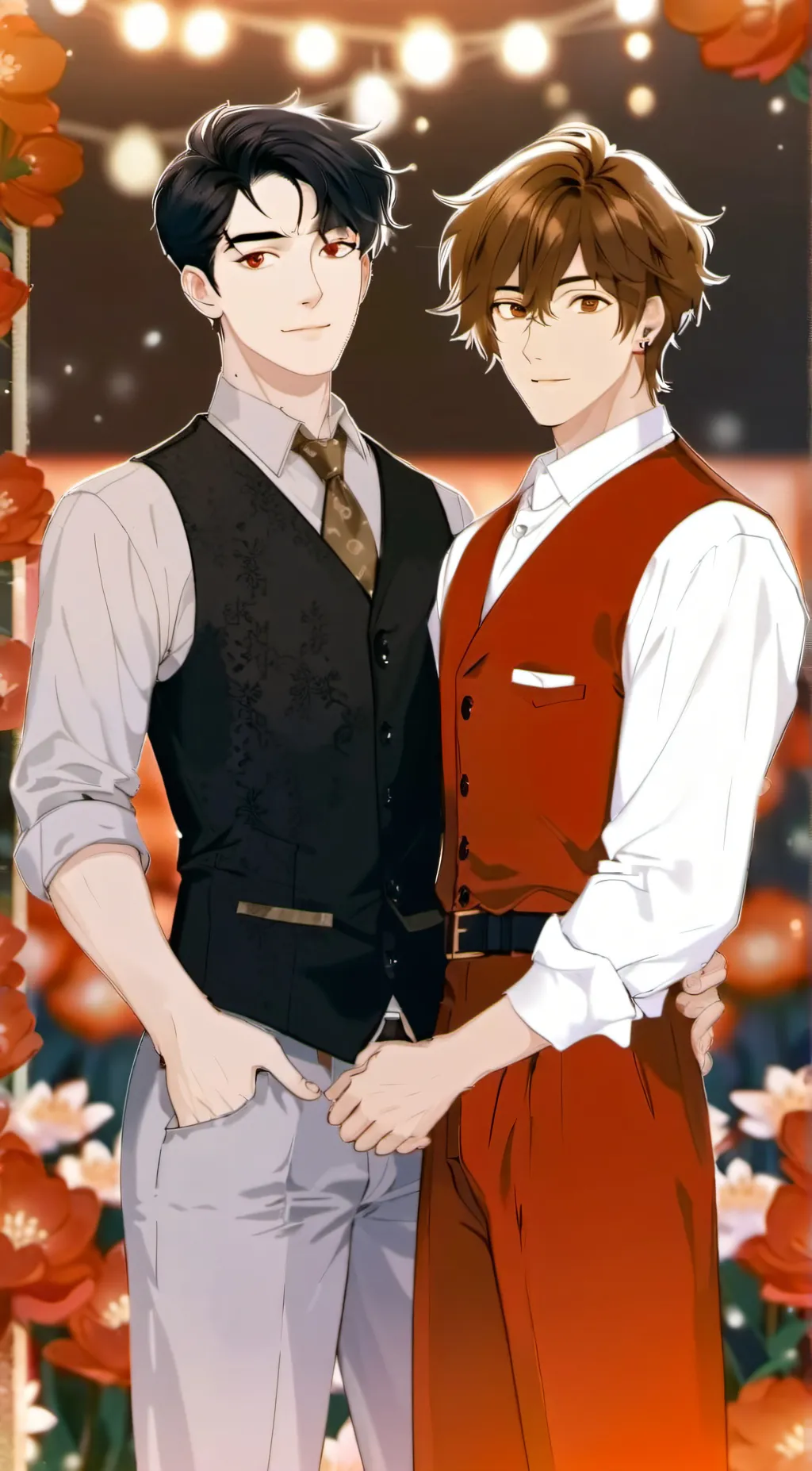 ai character: leo and noah background