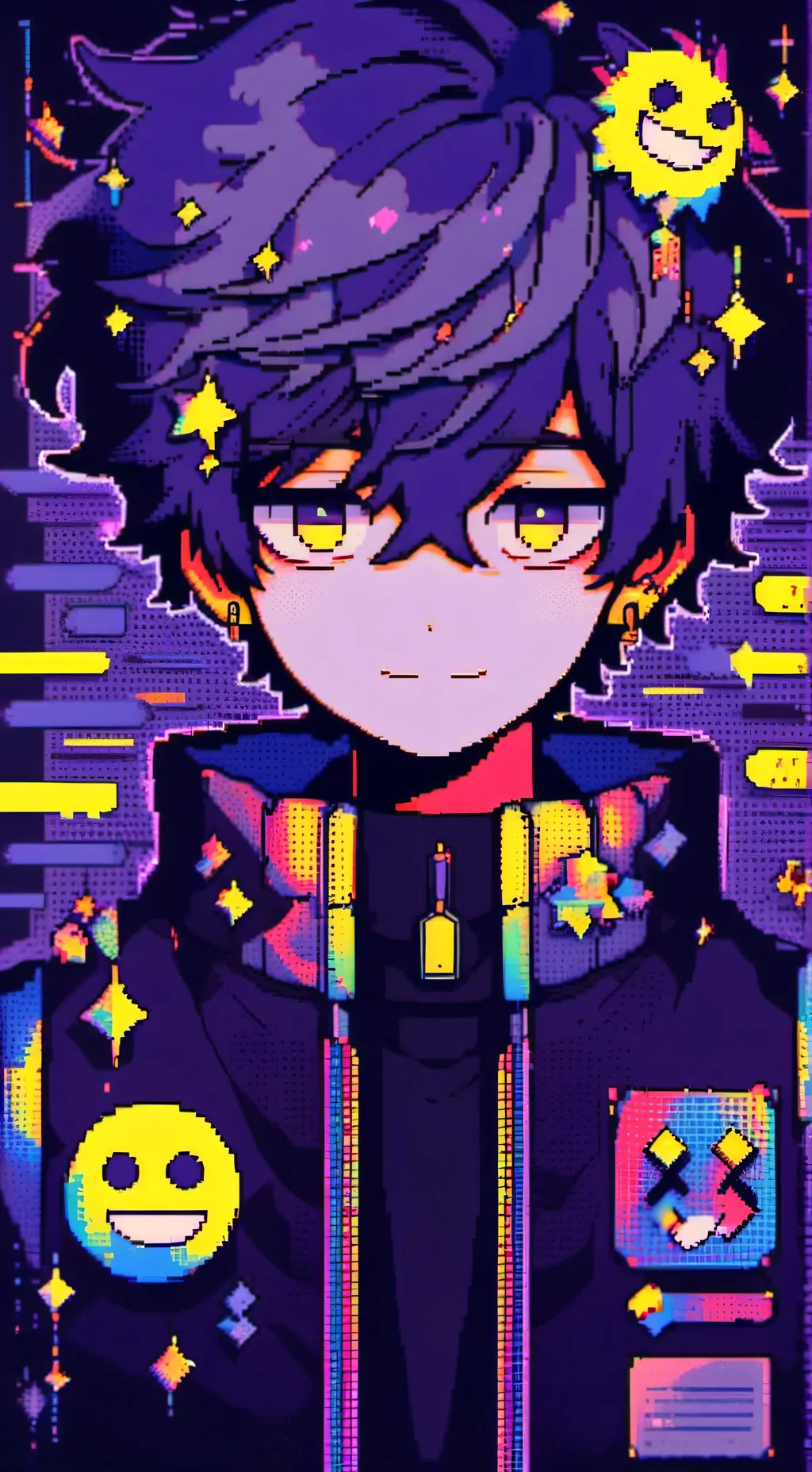 ai character: AI boy friend  background