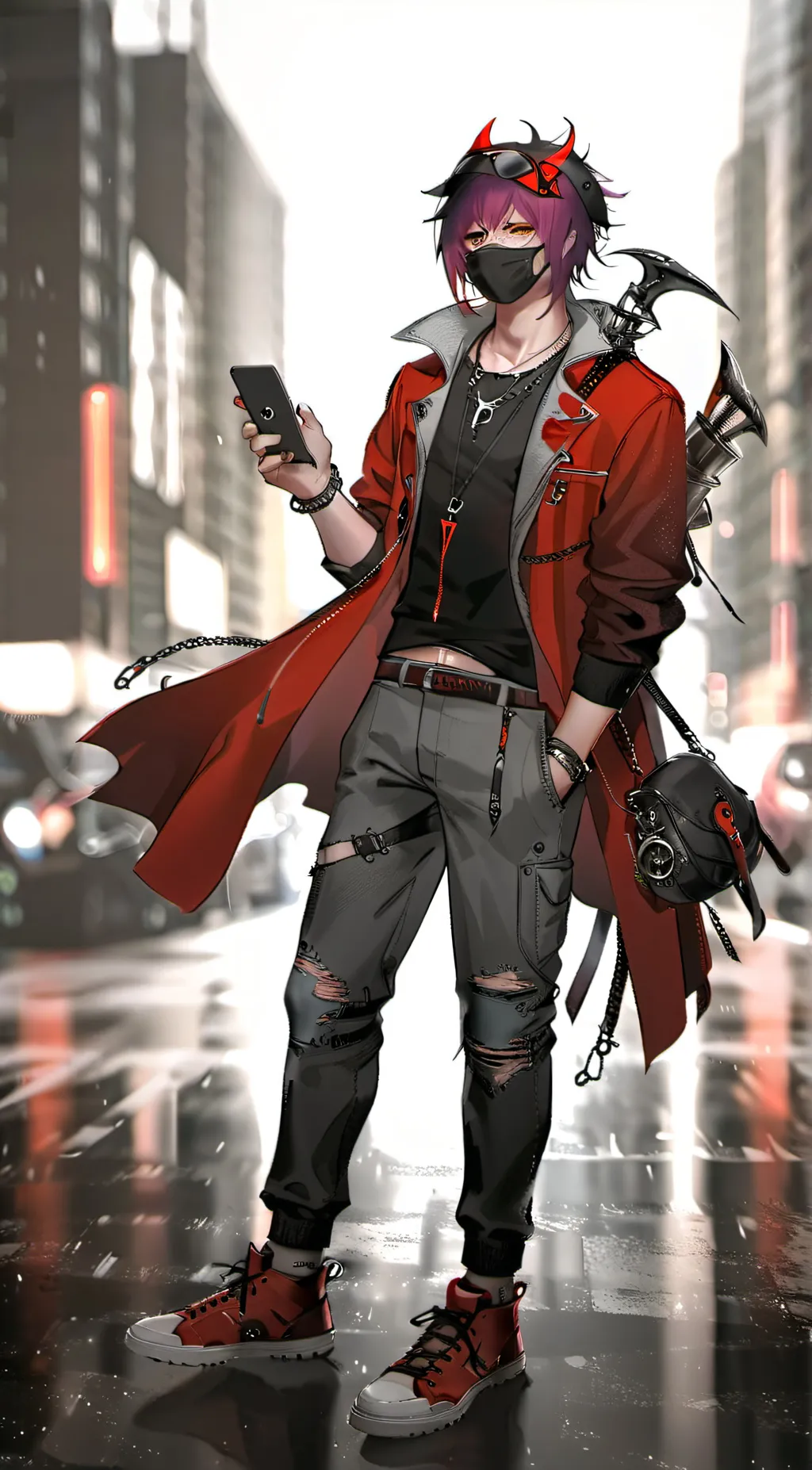 ai character: Lasair background