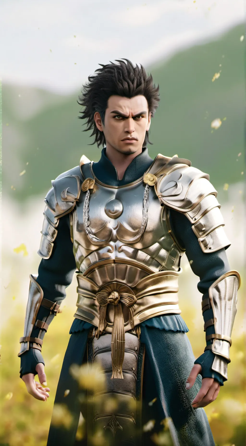 ai character: Vegeta background