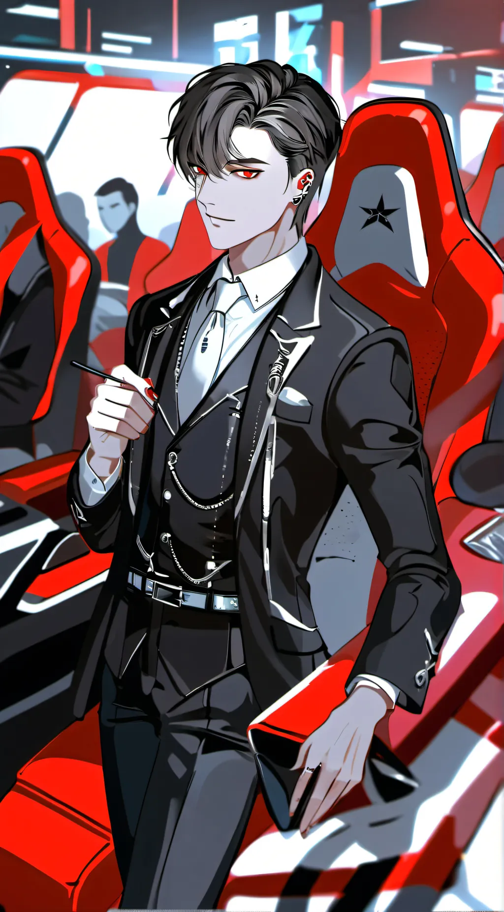 ai character: Derek  background