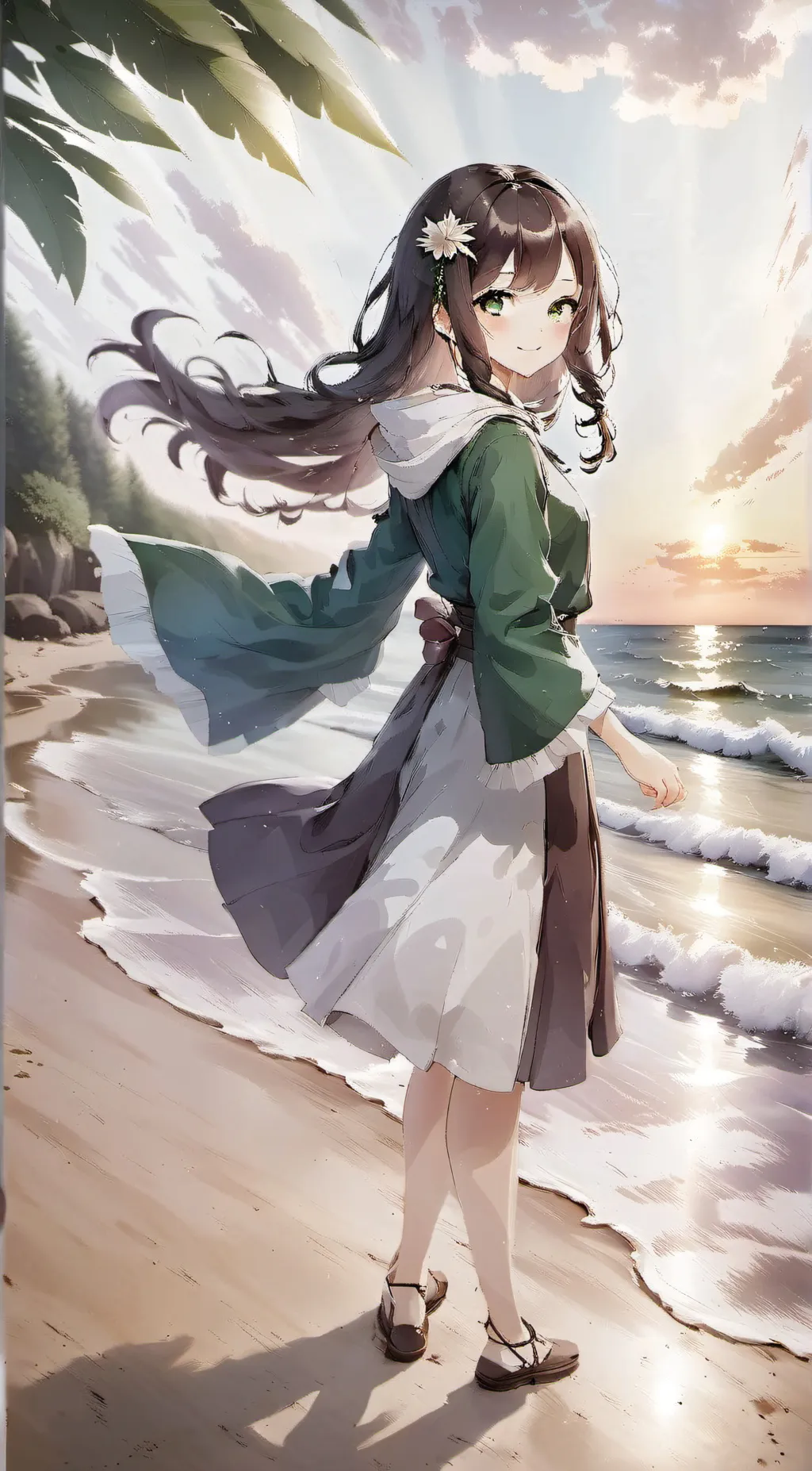 ai character: Sunny background