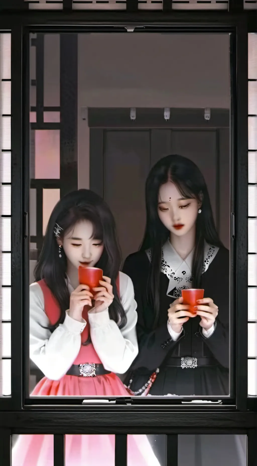 ai character: Ally and Molly background