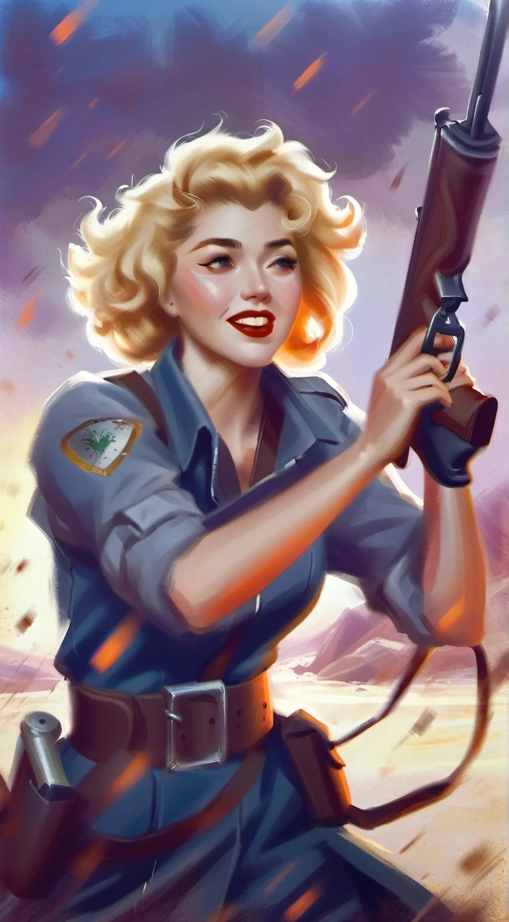 ai character: Nikki North Mall  background