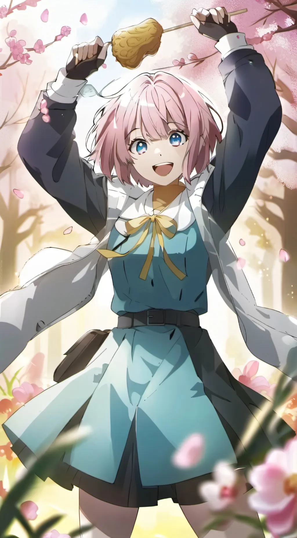 ai character: Emu otori 🩷 background