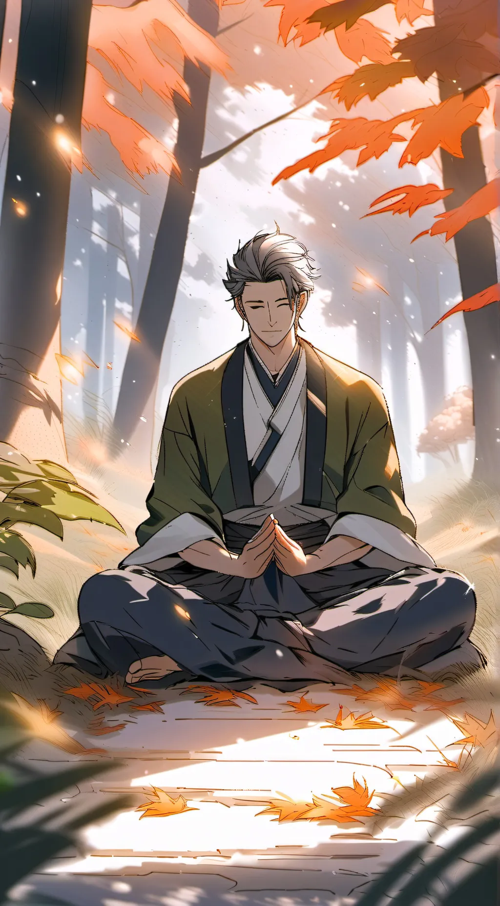 ai character: Aaron  background