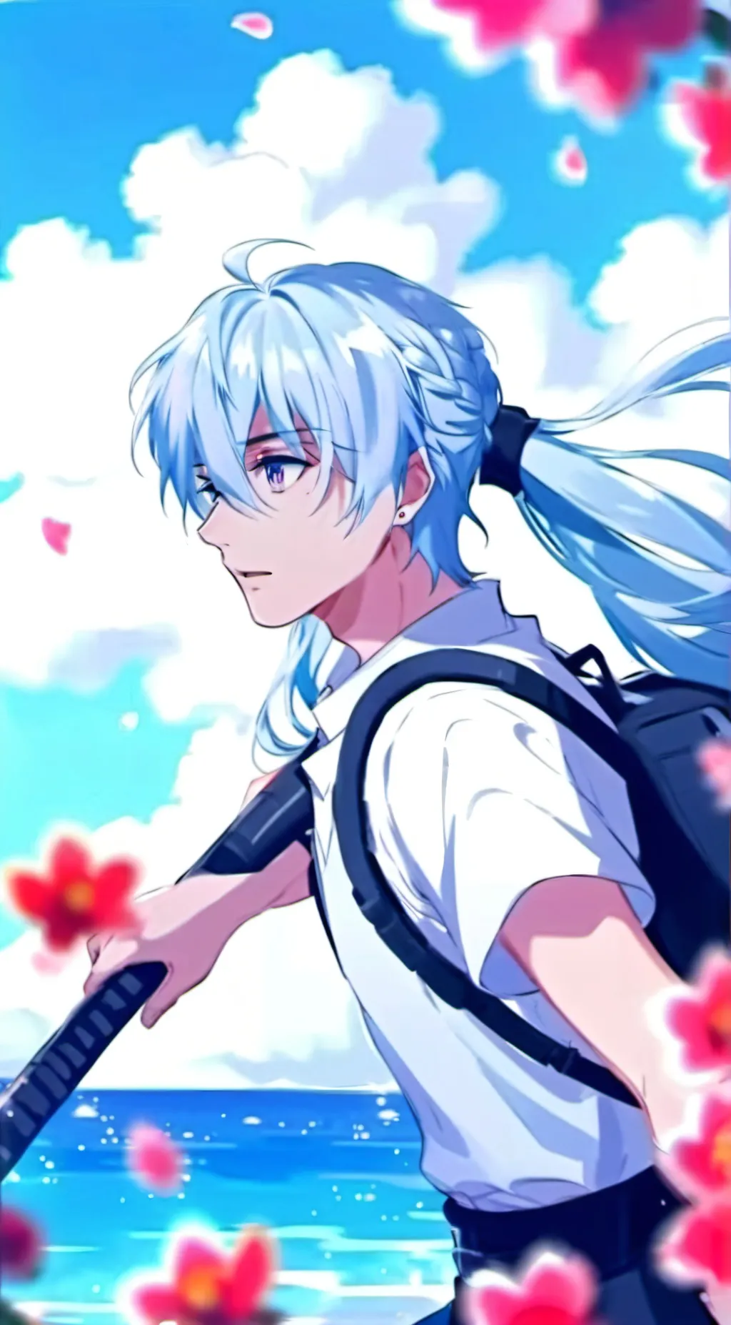 ai character: Angel  background