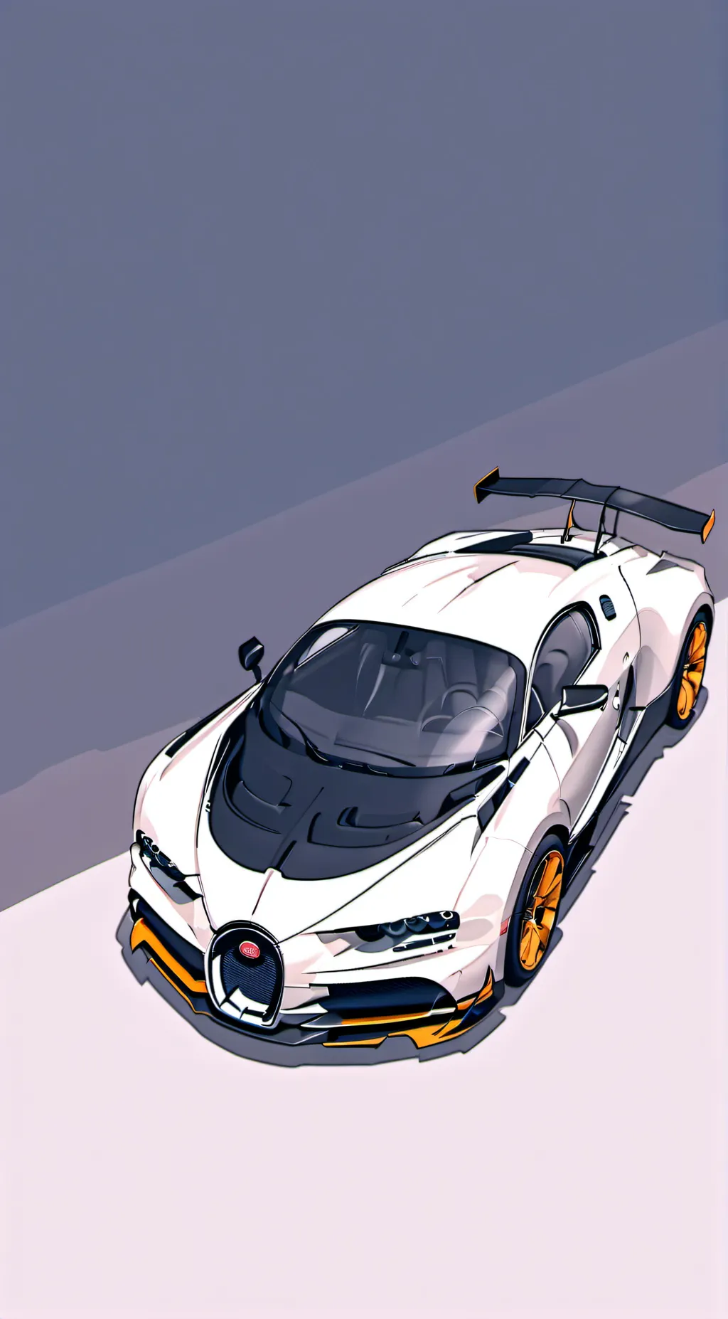 ai character: Bugatti background