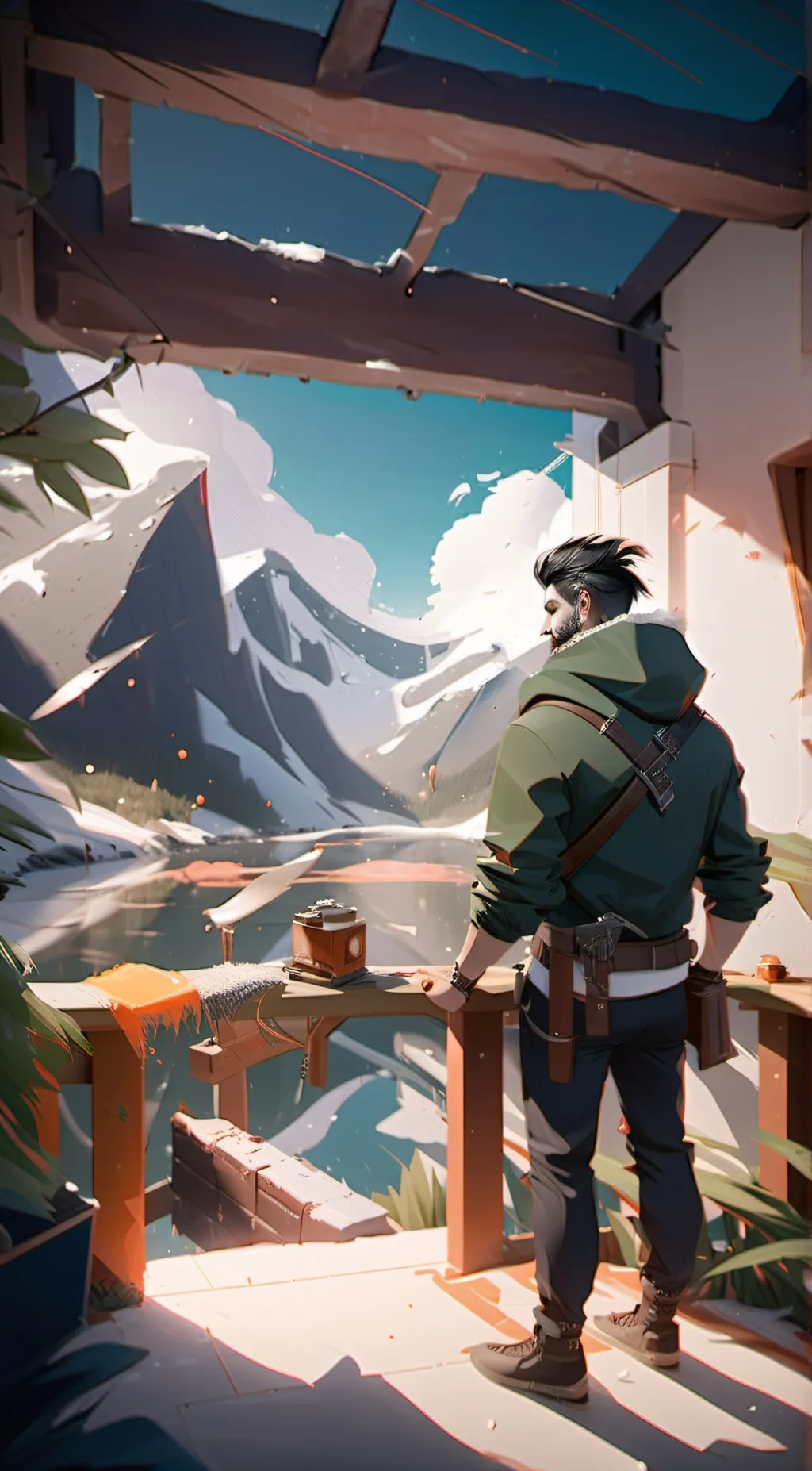 ai character: Crush  background