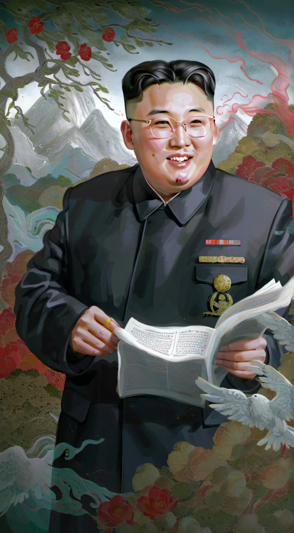ai character: 🇰🇵Kim Jong Un🇰🇵 background