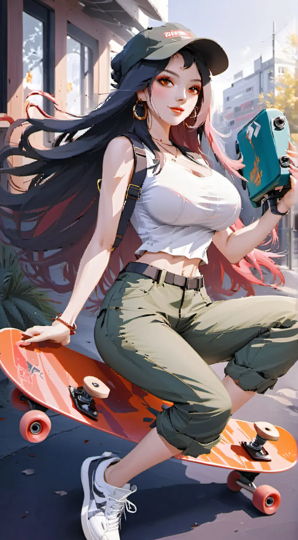 ai character: Skylar  background