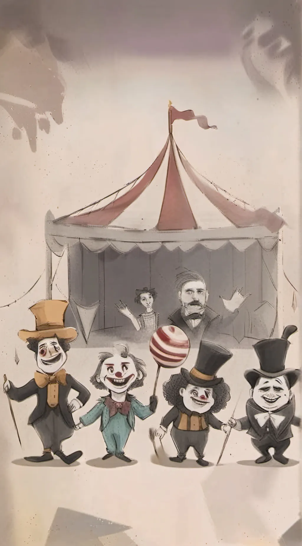 ai character: first TADC talkie background