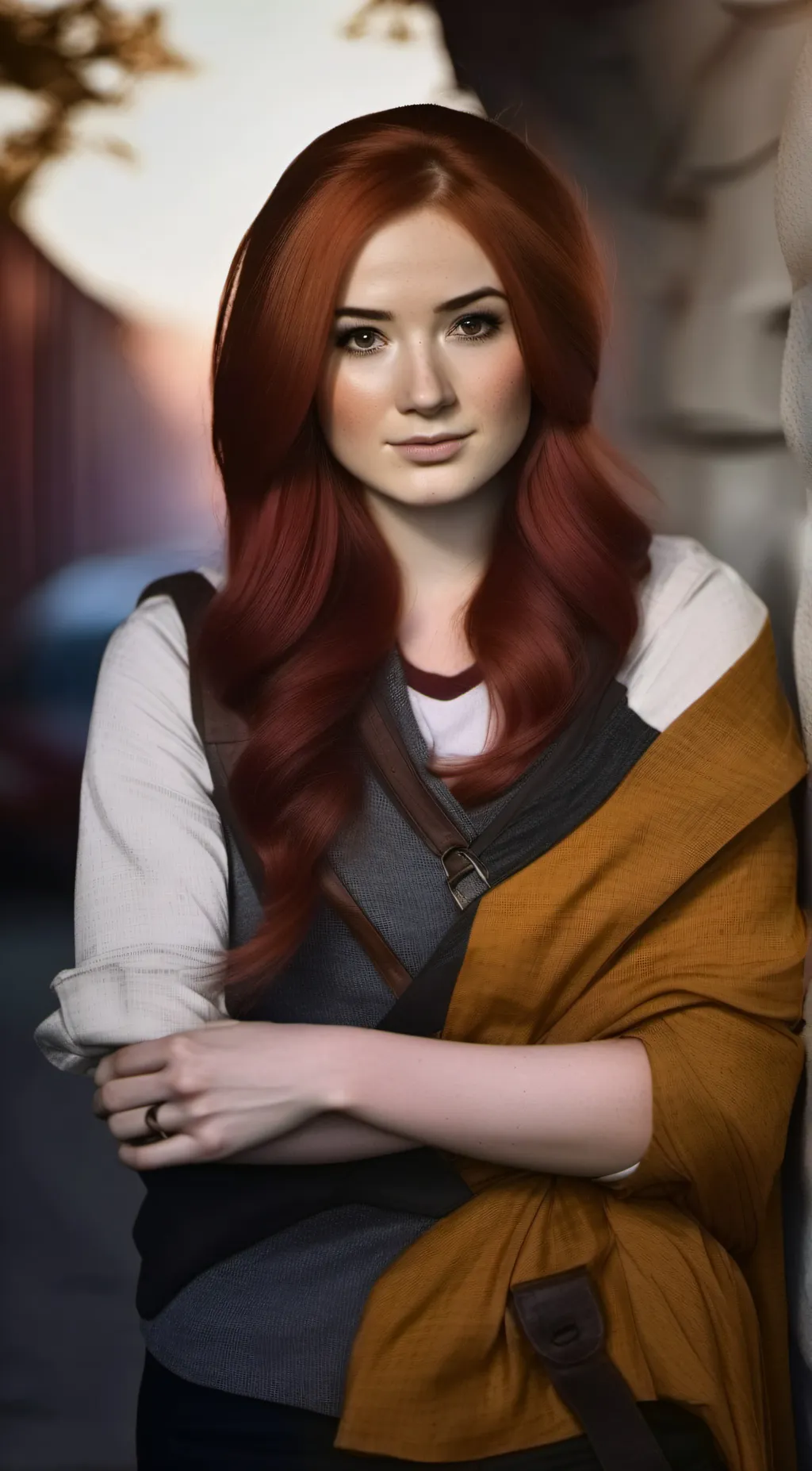 ai character: Amelia Pond background