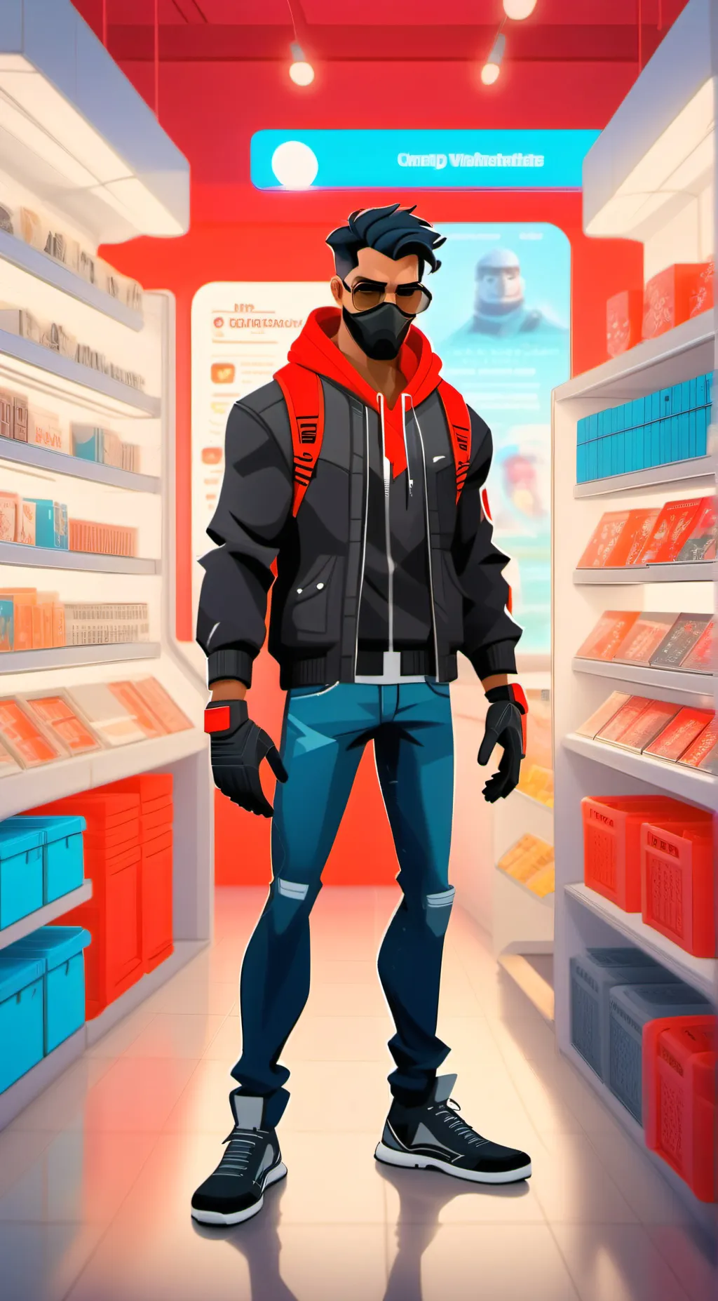 ai character: titans  background