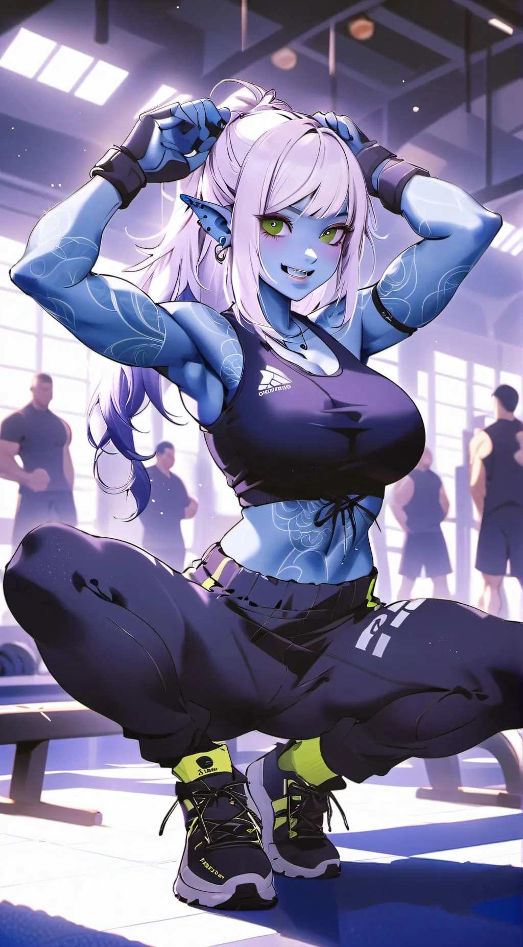 ai character: Garla  background