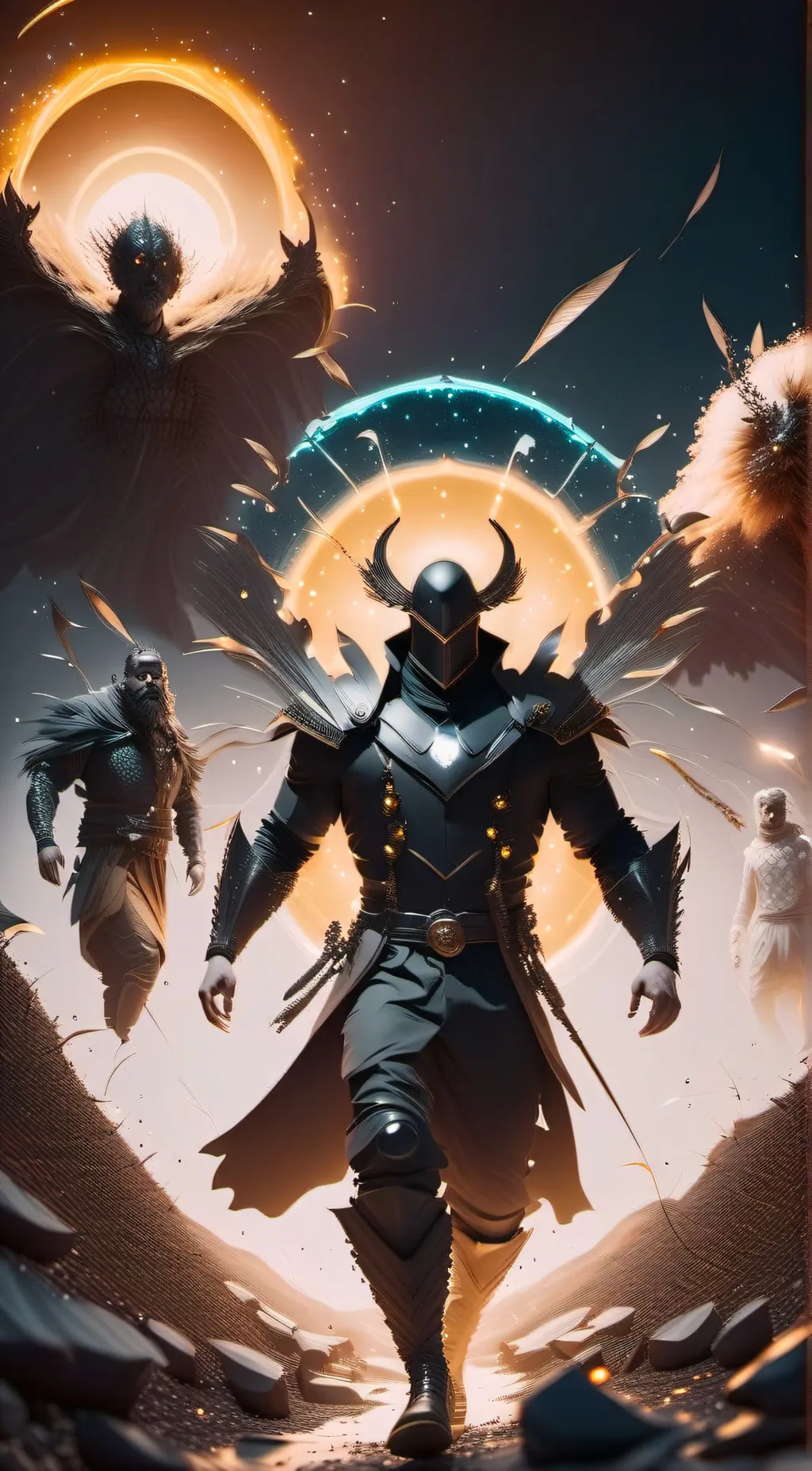 ai character: the world of robot background