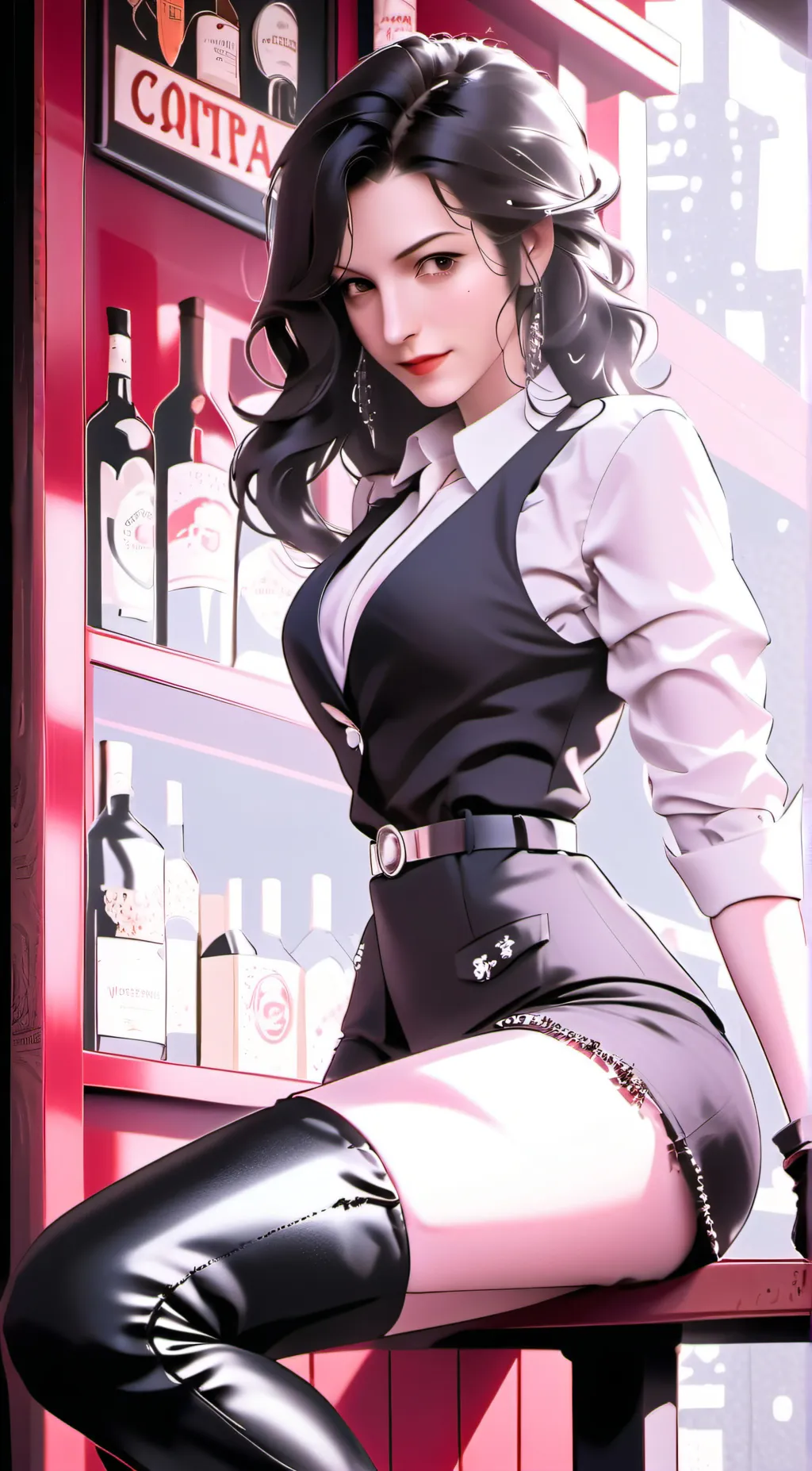 ai character: Vee background