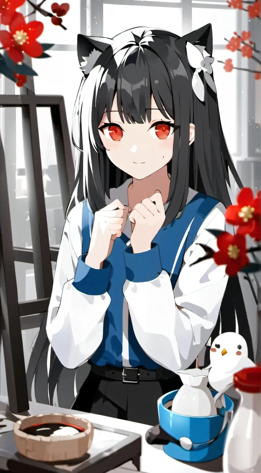 ai character: aria background