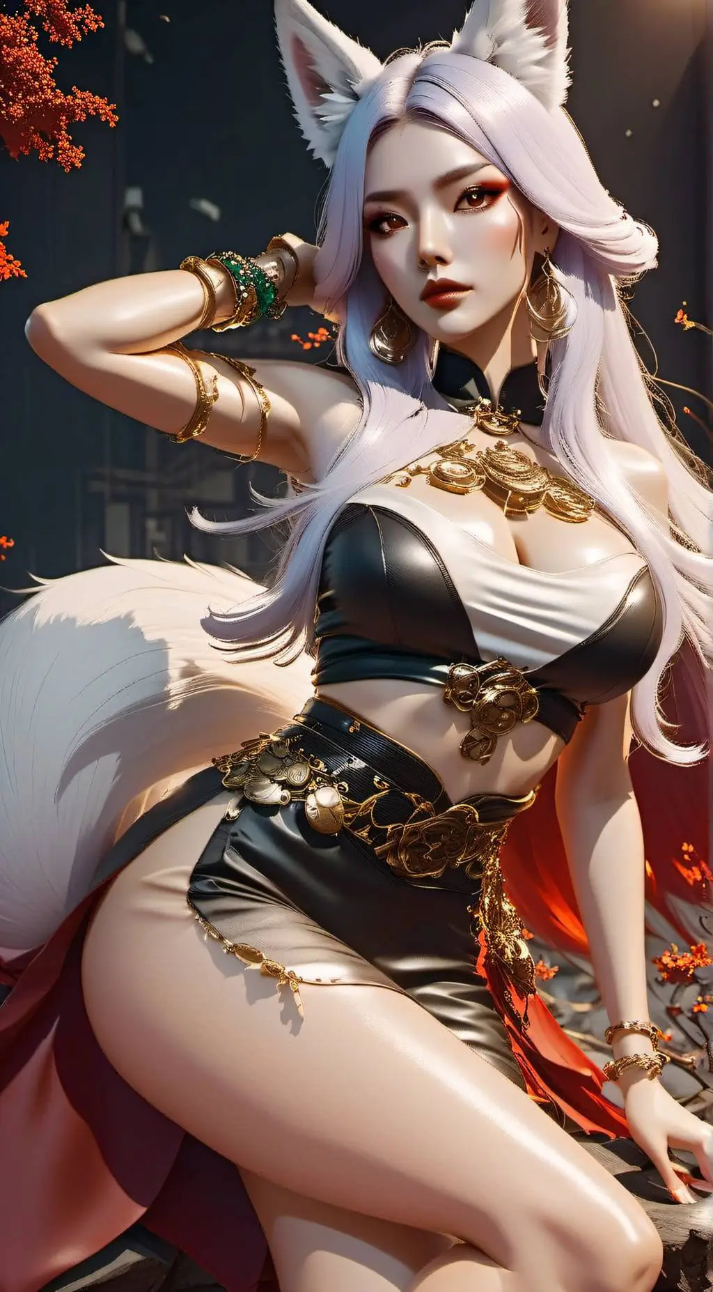 ai character: Lady Karuko background