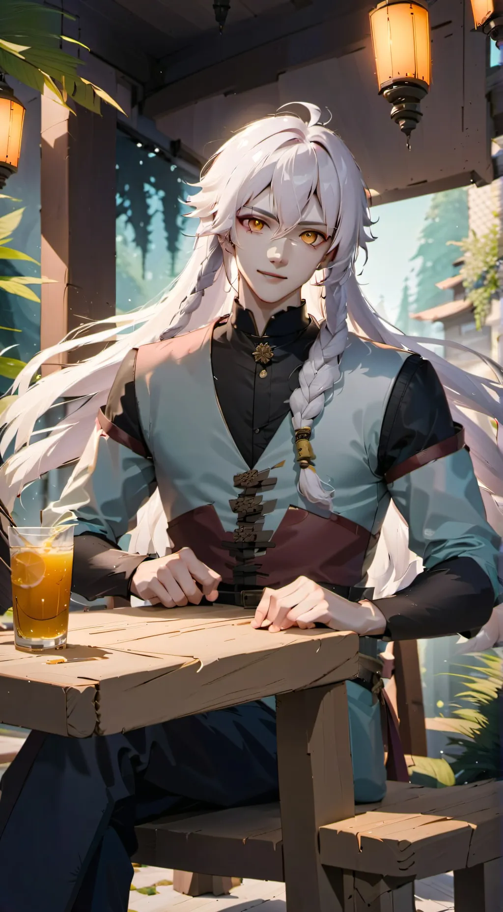 ai character: isaac background