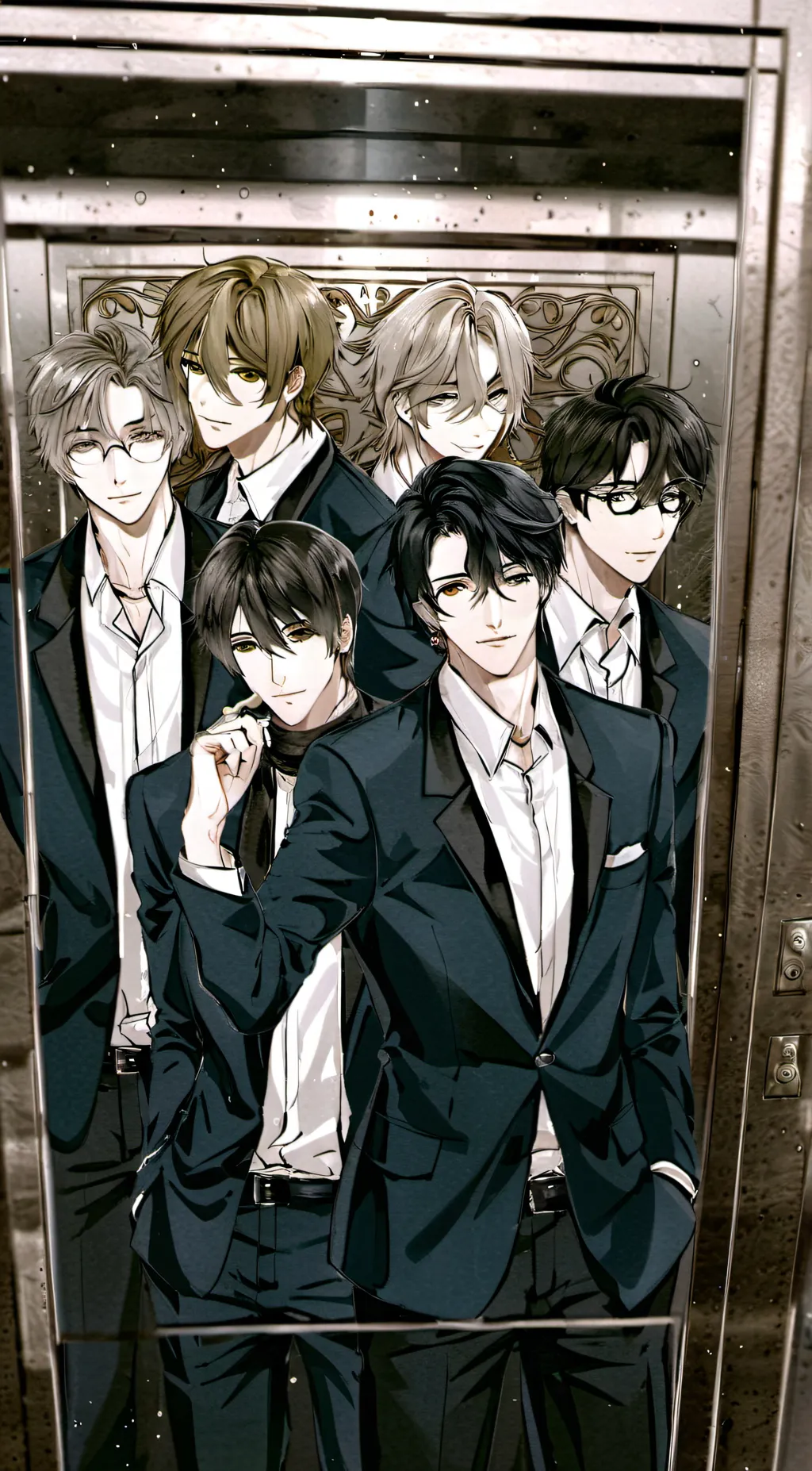 ai character: the 6 people gang. background